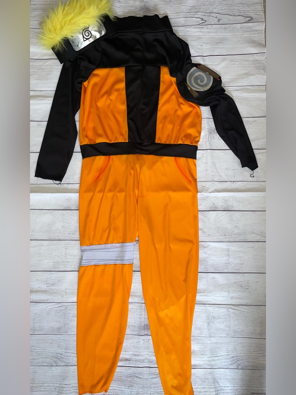 Naruto Costume with Yellow Wig